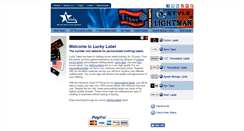 Desktop Screenshot of luckylabel.com